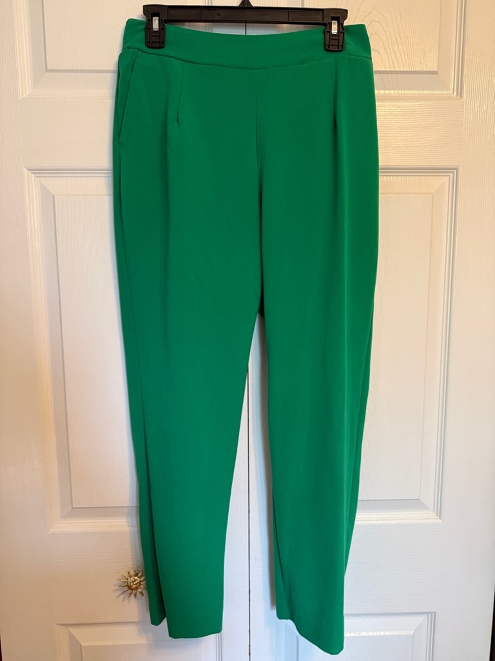 Women's Green Tailored Ponte Pants